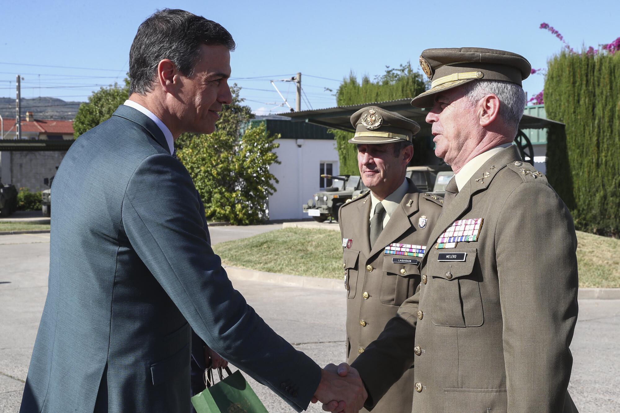Pedro Sánchez en a la presentación de la nueva Base Logística del Ejército de Tierra - 1